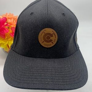 Limber Grove Headwear Rocky Mountain High Gray Tan Baseball Hat Adjsutable